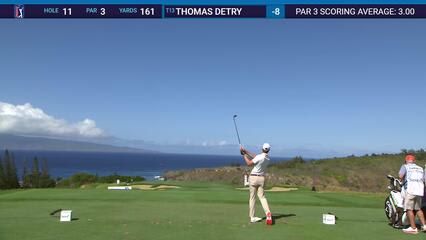 Thomas Detry | Round 2 | 11th hole | Shot 1 | 2025 The Sentry