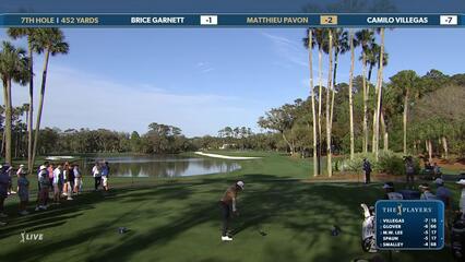 Matthieu Pavon | Round 1 | 7th hole | Shot 1 | 2025 THE PLAYERS