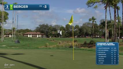 Daniel Berger | Round 2 | 3rd hole | Shot 3 | 2026 Cognizant Classic