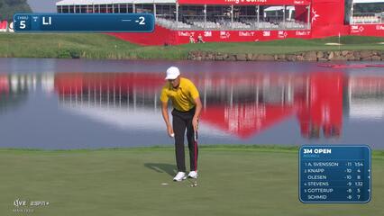 Haotong Li | Round 2 | 14th hole | Shot 4 | 2025 3M Open