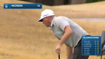 Alex Noren | Round 1 | 16th hole | Shot 5 | 2026 The American Express