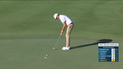 Keegan Bradley | Round 2 | 16th hole | Shot 3 | 2024 Hero World Challenge