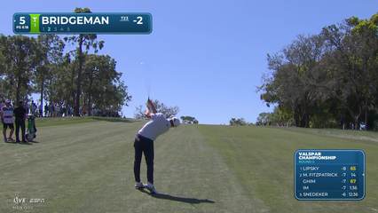 Jacob Bridgeman | Round 2 | 5th hole | Shot 2 | 2026 Valspar