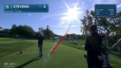 Sam Stevens | Round 2 | 15th hole | Shot 1 | 2025 Valspar