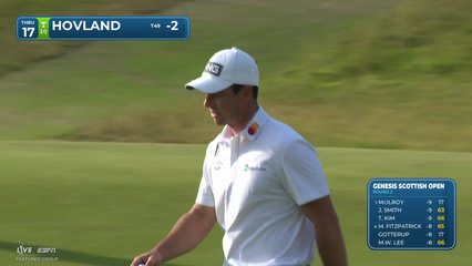 Viktor Hovland | Round 2 | 17th hole | Shot 3 | 2026 Genesis Scottish Open