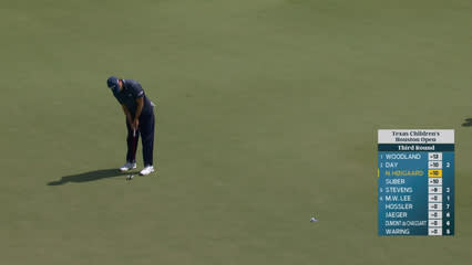 Nicolai Højgaard | Round 3 | 1st hole | Shot 5 | 2026 Texas Children's