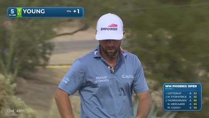 Cameron Young | Round 1 | 5th hole | Shot 4 | 2026 WM Phoenix Open