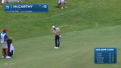 Denny McCarthy | Round 4 | 14th hole | Shot 2 | 2025 John Deere
