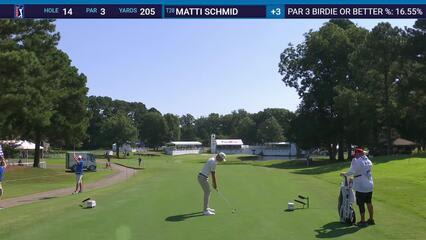 Matti Schmid | Round 1 | 14th hole | Shot 1 | 2025 FedEx St. Jude
