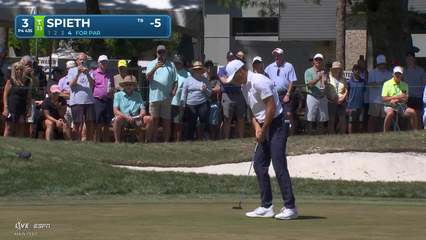 Jordan Spieth | Round 4 | 3rd hole | Shot 4 | 2026 Valspar