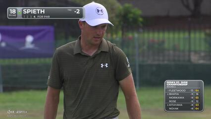 Jordan Spieth | Round 2 | 18th hole | Shot 5 | 2025 FedEx St. Jude