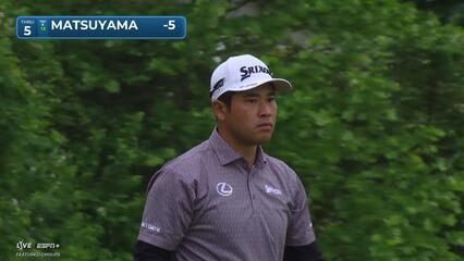 Hideki Matsuyama | Round 2 | 5th hole | Shot 5 | 2025 Truist Championship