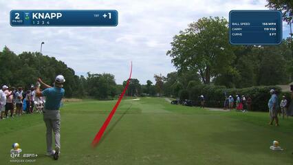 Jake Knapp | Round 1 | 2nd hole | Shot 1 | 2025 Wyndham