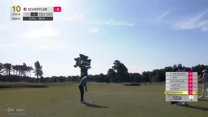 Scottie Scheffler | Round 2 | 10th hole | Shot 2 | 2026 Genesis Scottish Open