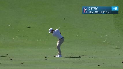 Thomas Detry | Round 2 | 13th hole | Shot 2 | 2025 The Sentry