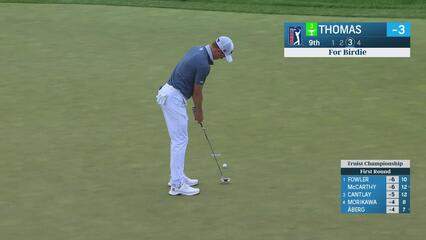 Justin Thomas | Round 1 | 9th hole | Shot 3 | 2025 Truist Championship
