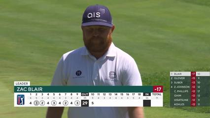 Zac Blair | Round 3 | 10th hole | Shot 5 | 2026 John Deere