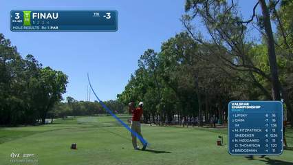 Tony Finau | Round 2 | 3rd hole | Shot 1 | 2026 Valspar