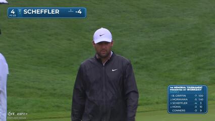 Scottie Scheffler | Round 2 | 4th hole | Shot 3 | 2025 the Memorial