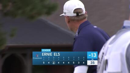 Ernie Els | Round 3 | 9th hole | Shot 4 | 2025 Ally Challenge