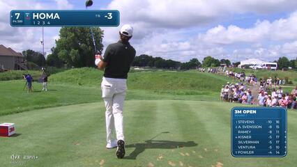 Max Homa | Round 1 | 7th hole | Shot 1 | 2025 3M Open