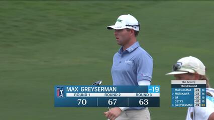 Max Greyserman | Round 3 | 18th hole | Shot 4 | 2025 The Sentry
