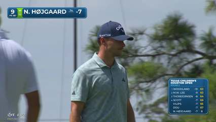 Nicolai Højgaard | Round 2 | 9th hole | Shot 3 | 2026 Texas Children's