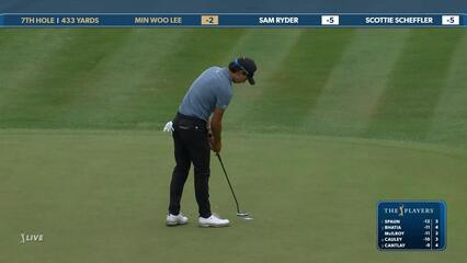 Min Woo Lee | Round 4 | 7th hole | Shot 4 | 2025 THE PLAYERS
