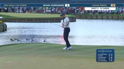 Ludvig Aberg | Round 4 | 16th hole | Shot 3 | 2026 THE PLAYERS