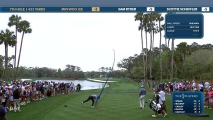 Min Woo Lee | Round 4 | 7th hole | Shot 1 | 2025 THE PLAYERS