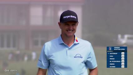 Justin Rose | Round 3 | 8th hole | Shot 5 | 2025 Genesis Scottish Open