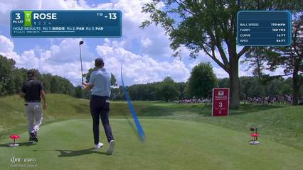 Justin Rose | Round 4 | 3rd hole | Shot 1 | 2026 Travelers
