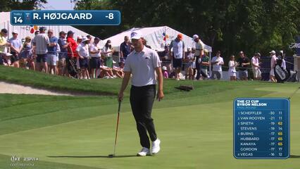 Rasmus Højgaard | Round 4 | 14th hole | Shot 4 | 2025 THE CJ CUP
