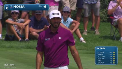 Max Homa | Round 2 | 8th hole | Shot 3 | 2025 3M Open