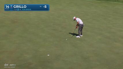 Emiliano Grillo | Round 1 | 14th hole | Shot 4 | 2025 John Deere