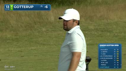 Chris Gotterup | Round 2 | 13th hole | Shot 2 | 2026 Genesis Scottish Open