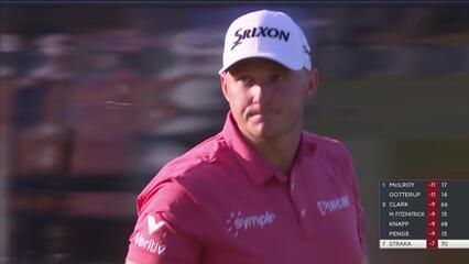 Sepp Straka | Round 3 | 18th hole | Shot 4 | 2025 Genesis Scottish Open