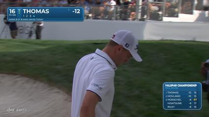 Justin Thomas | Round 4 | 16th hole | Shot 4 | 2025 Valspar