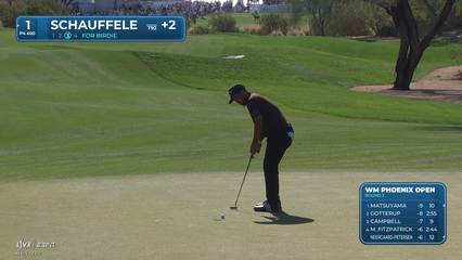 Xander Schauffele | Round 2 | 1st hole | Shot 4 | 2026 WM Phoenix Open