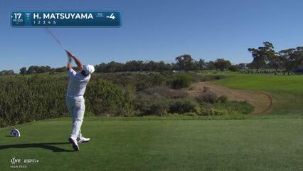 Hideki Matsuyama | Round 2 | 17th hole | Shot 1 | 2025 Farmers