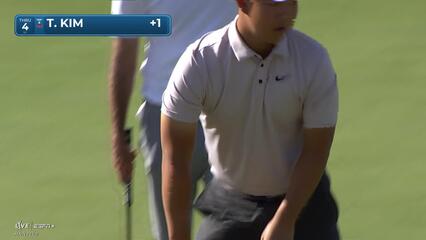 Tom Kim | Round 1 | 4th hole | Shot 3 | 2025 The American Express