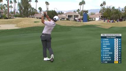 Tom Kim | Round 1 | 12th hole | Shot 2 | 2025 The American Express