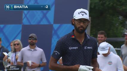 Akshay Bhatia | Round 1 | 16th hole | Shot 1 | 2025 Charles Schwab