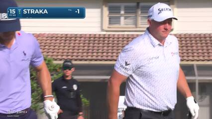 Sepp Straka | Round 1 | 15th hole | Shot 3 | 2025 Cognizant Classic