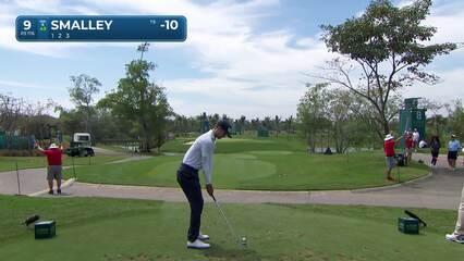 Alex Smalley | Round 4 | 9th hole | Shot 3 | 2025 Mexico Open