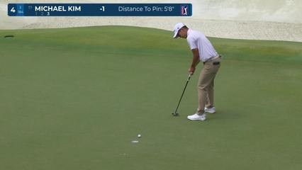 Michael Kim | Round 1 | 4th hole | Shot 4 | 2026 Truist Championship