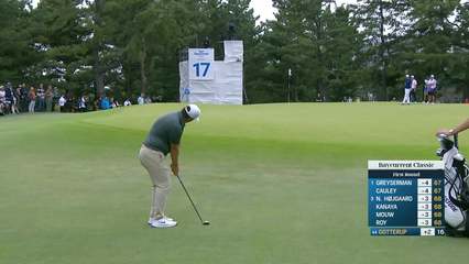 Chris Gotterup | Round 1 | 17th hole | Shot 3 | 2025 Baycurrent