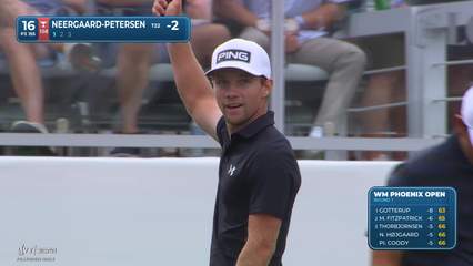 Rasmus Neergaard-Petersen | Round 1 | 16th hole | Shot 1 | 2026 WM Phoenix Open