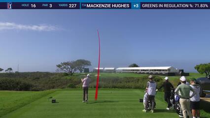 Mackenzie Hughes | Round 2 | 16th hole | Shot 1 | 2025 Genesis
