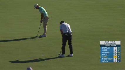 Justin Lower | Round 2 | 9th hole | Shot 5 | 2025 Bank of Utah